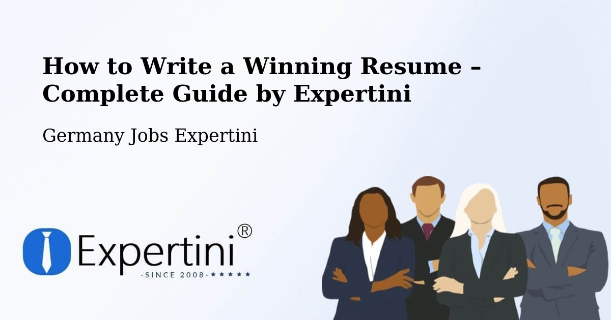 Resume Writing Guide for Job Seekers – Groitzsch - Groitzsch, Germany Jobs Expertini